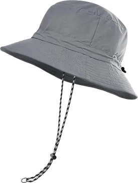FEICUI Men Women Outdoor Bucket Hat Quick Dry Packable UV Protection Boonie Sun Hat