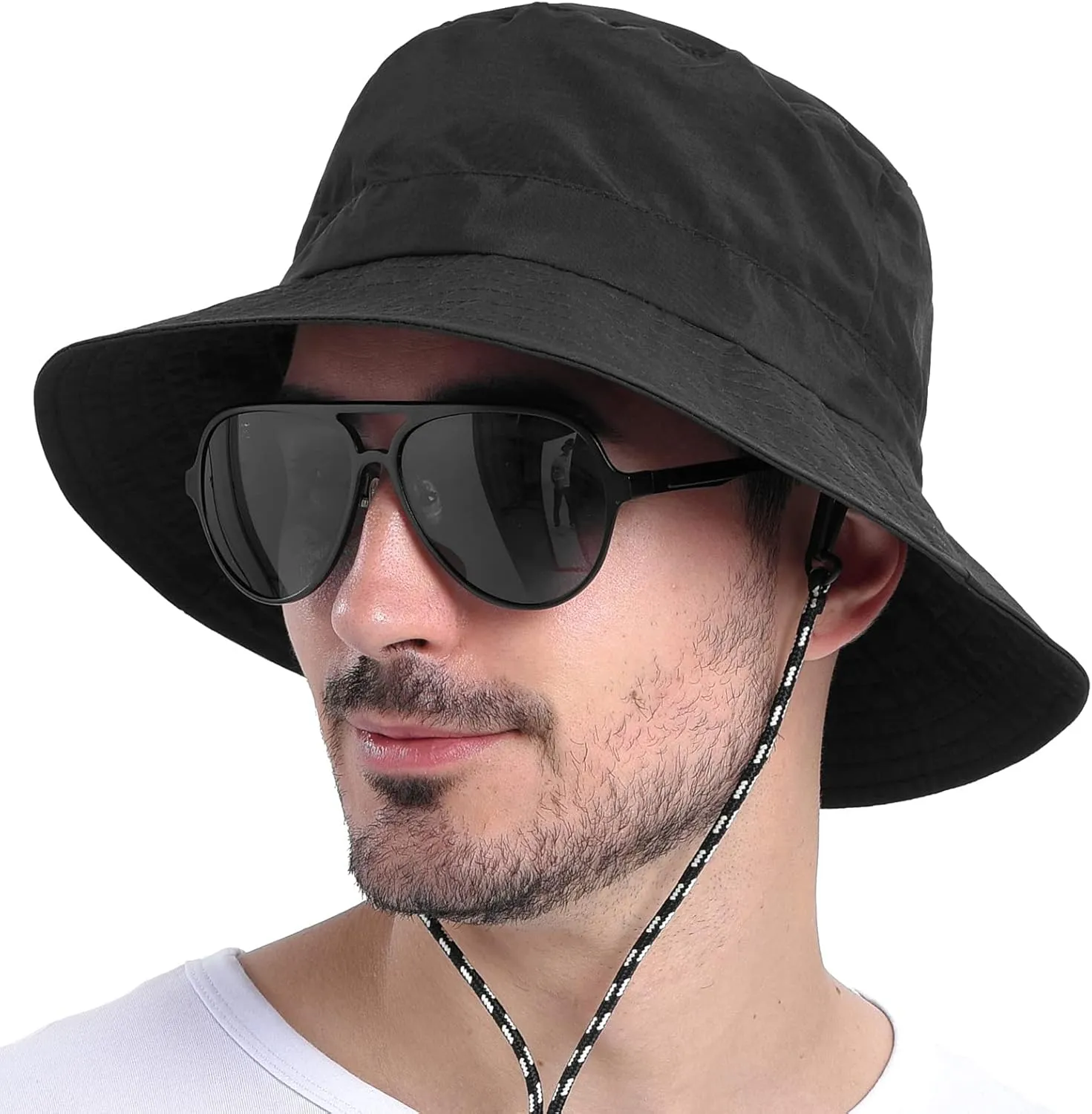 FEICUI Men Women Outdoor Bucket Hat Quick Dry Packable UV Protection Boonie Sun Hat