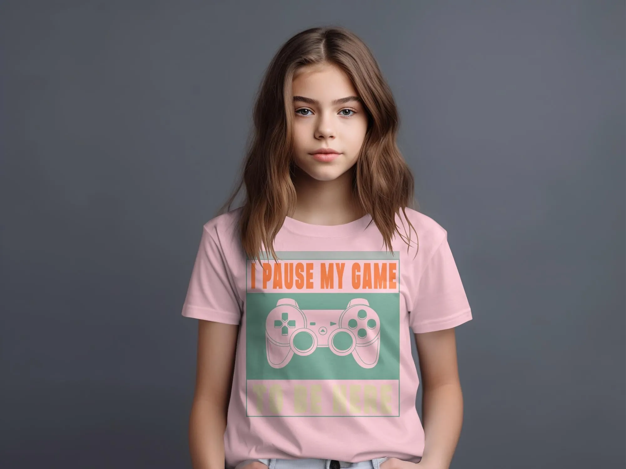 Funny I Pause My Game To Be Here Gaming T-Shirt