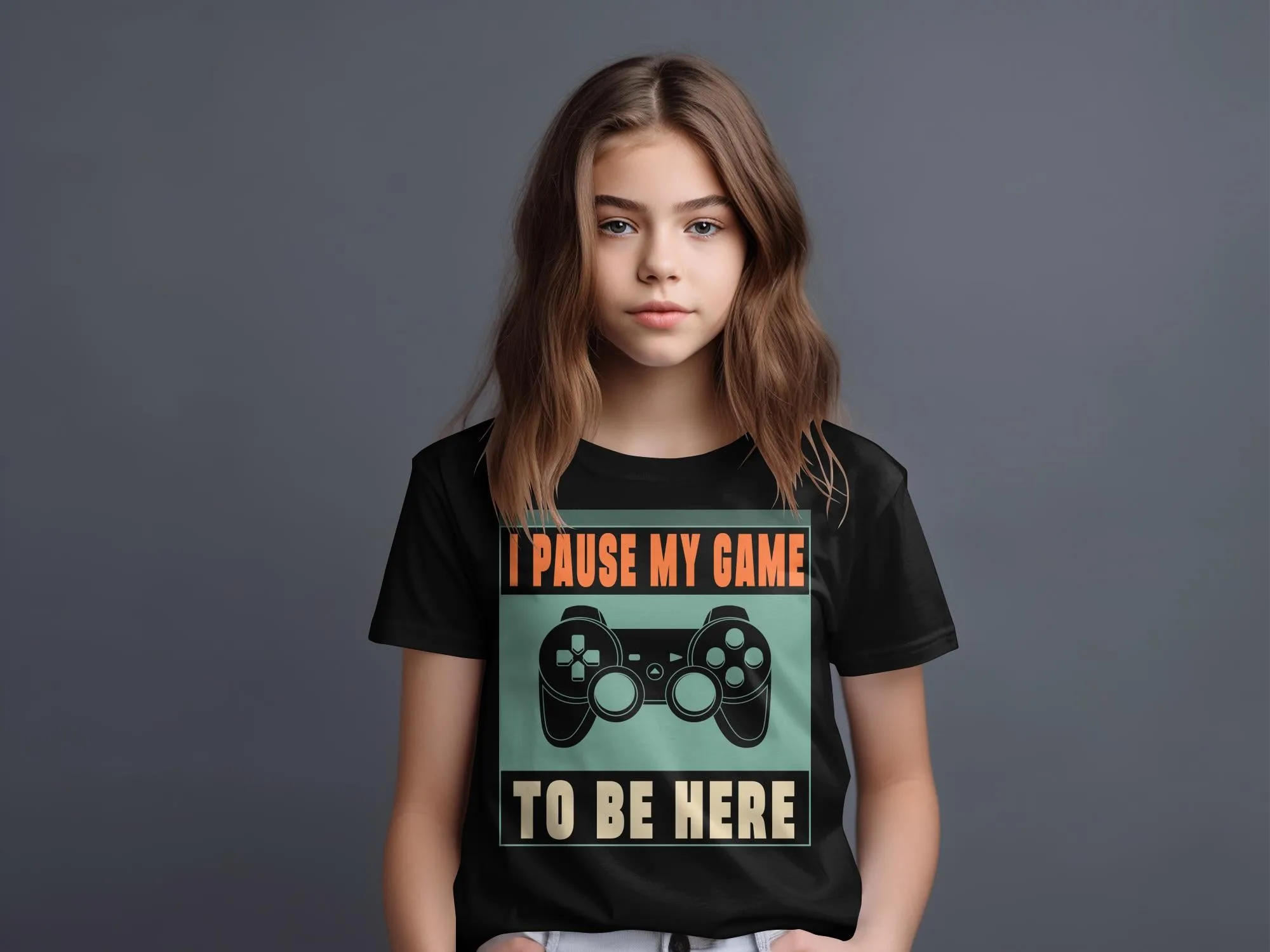 Funny I Pause My Game To Be Here Gaming T-Shirt
