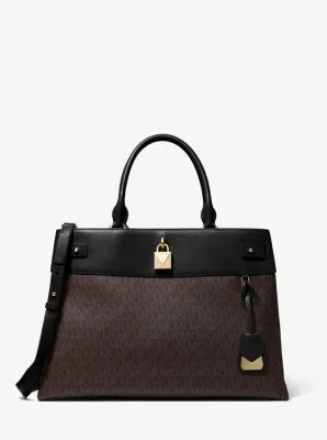 Gramercy Large Logo Satchel