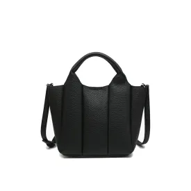 JEN & CO MADDOX SATCHEL BAG BLACK