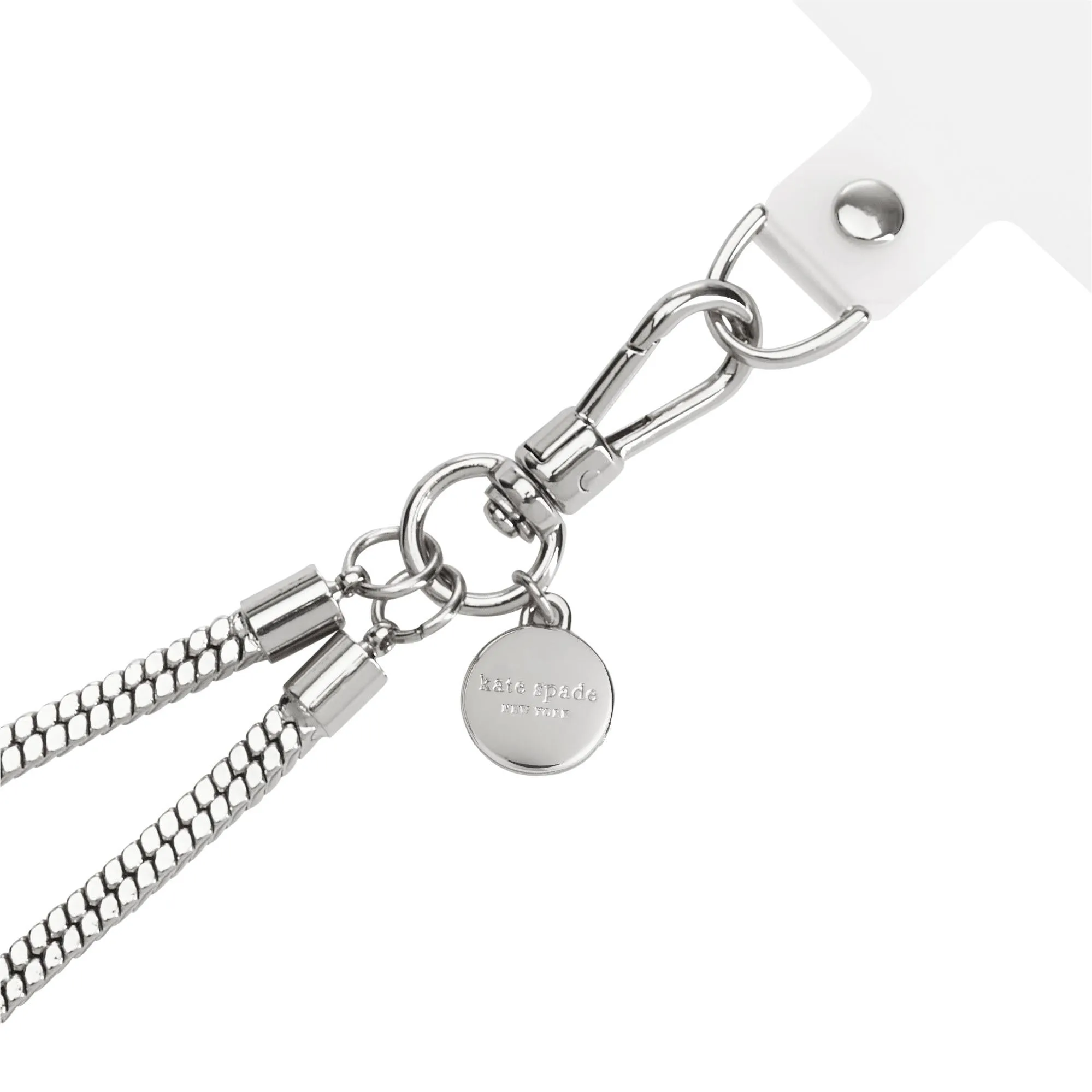 Kate Spade Crossbody Phone Strap (Heart of Silver)