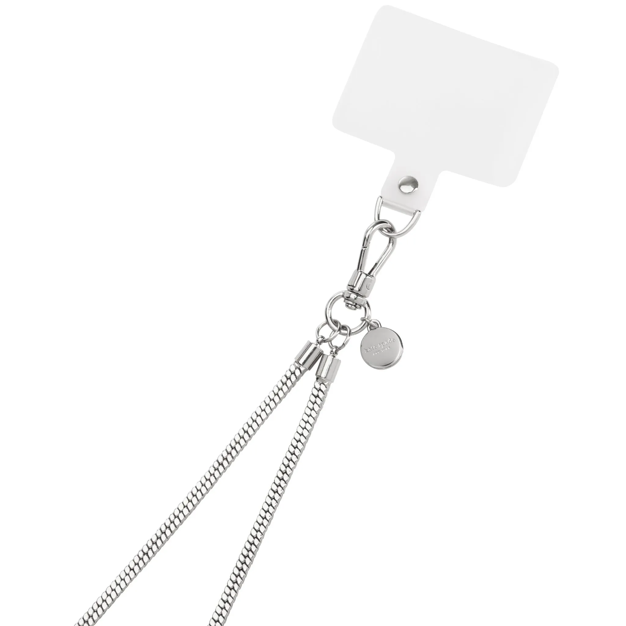 Kate Spade Crossbody Phone Strap (Heart of Silver)