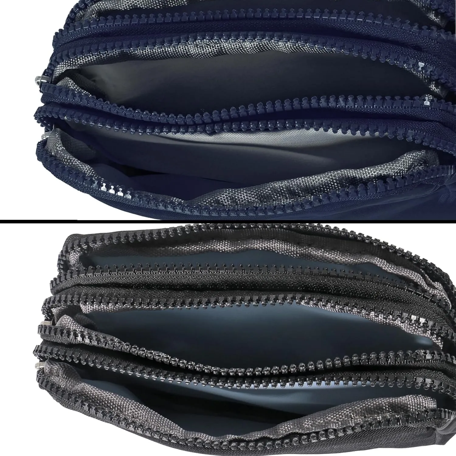Large Capacity Wristlet Wallet - Women 3 Layers Zipper Oxford Cloth Waterproof Handbag Purse
