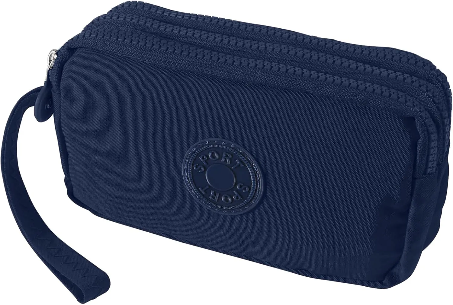 Large Capacity Wristlet Wallet - Women 3 Layers Zipper Oxford Cloth Waterproof Handbag Purse