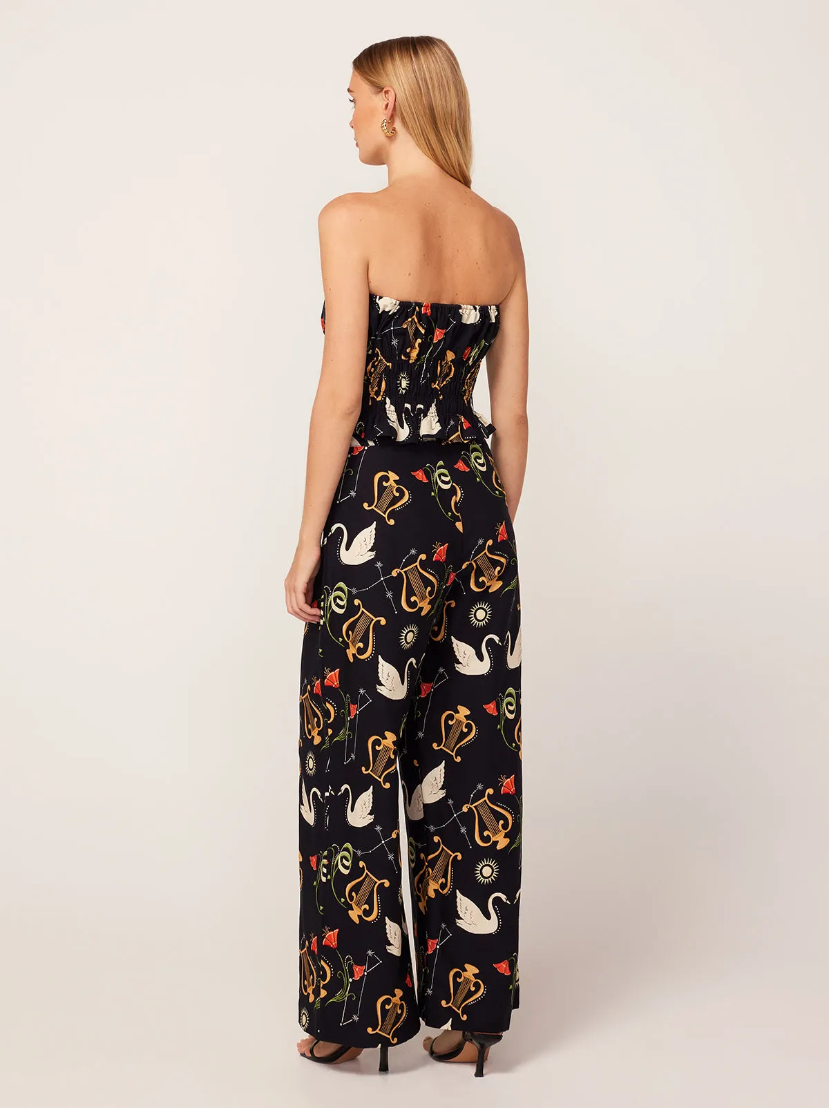 Martha Black Cygnus And Lyra Print Top