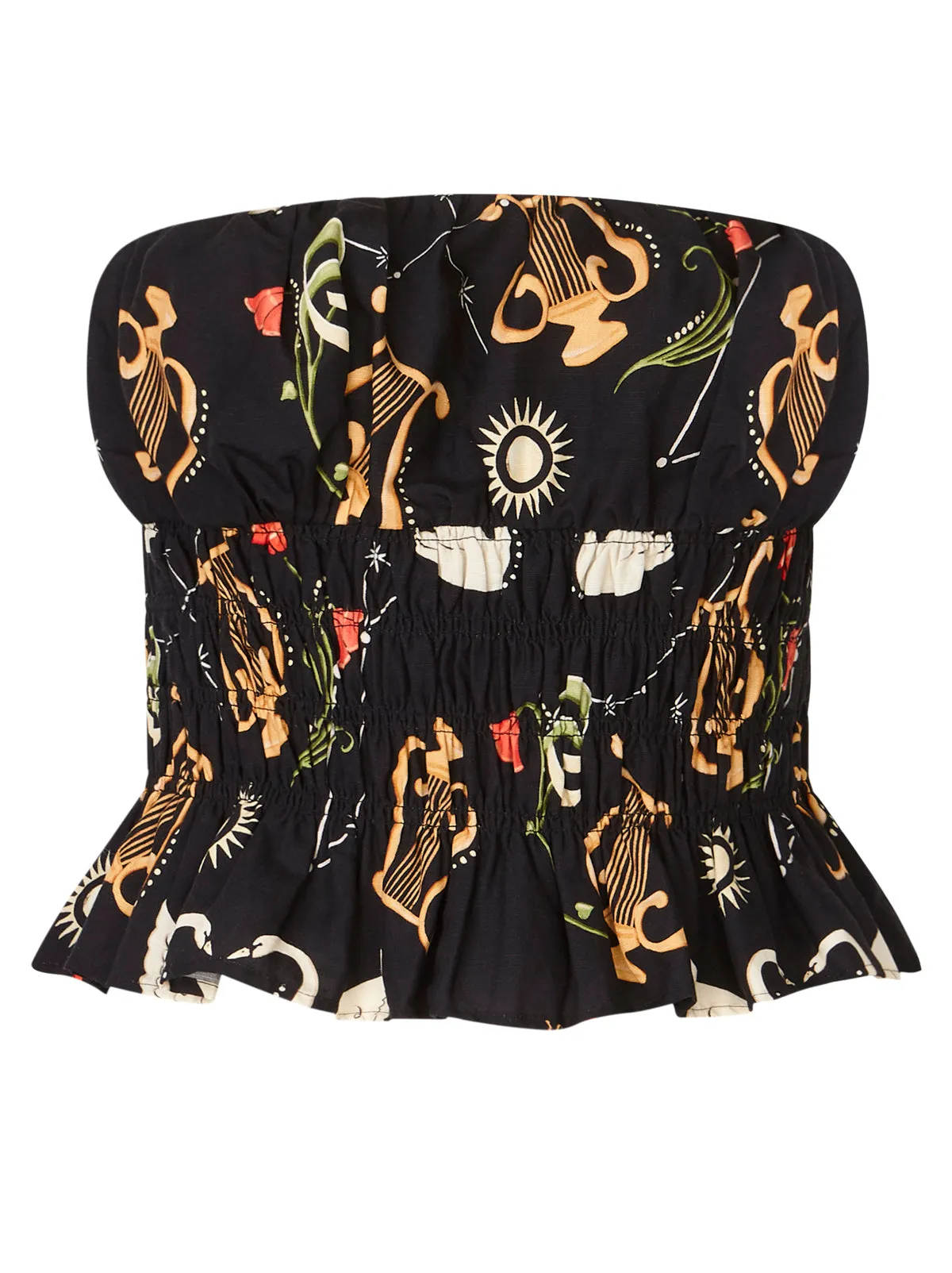 Martha Black Cygnus And Lyra Print Top