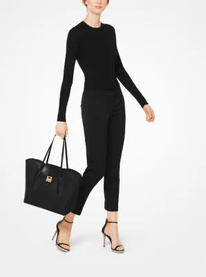 MICHAEL KORS COLLECTION Bancroft Pebbled Calf Leather Tote Bag