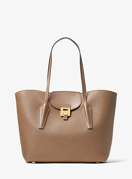 MICHAEL KORS COLLECTION Bancroft Pebbled Calf Leather Tote Bag
