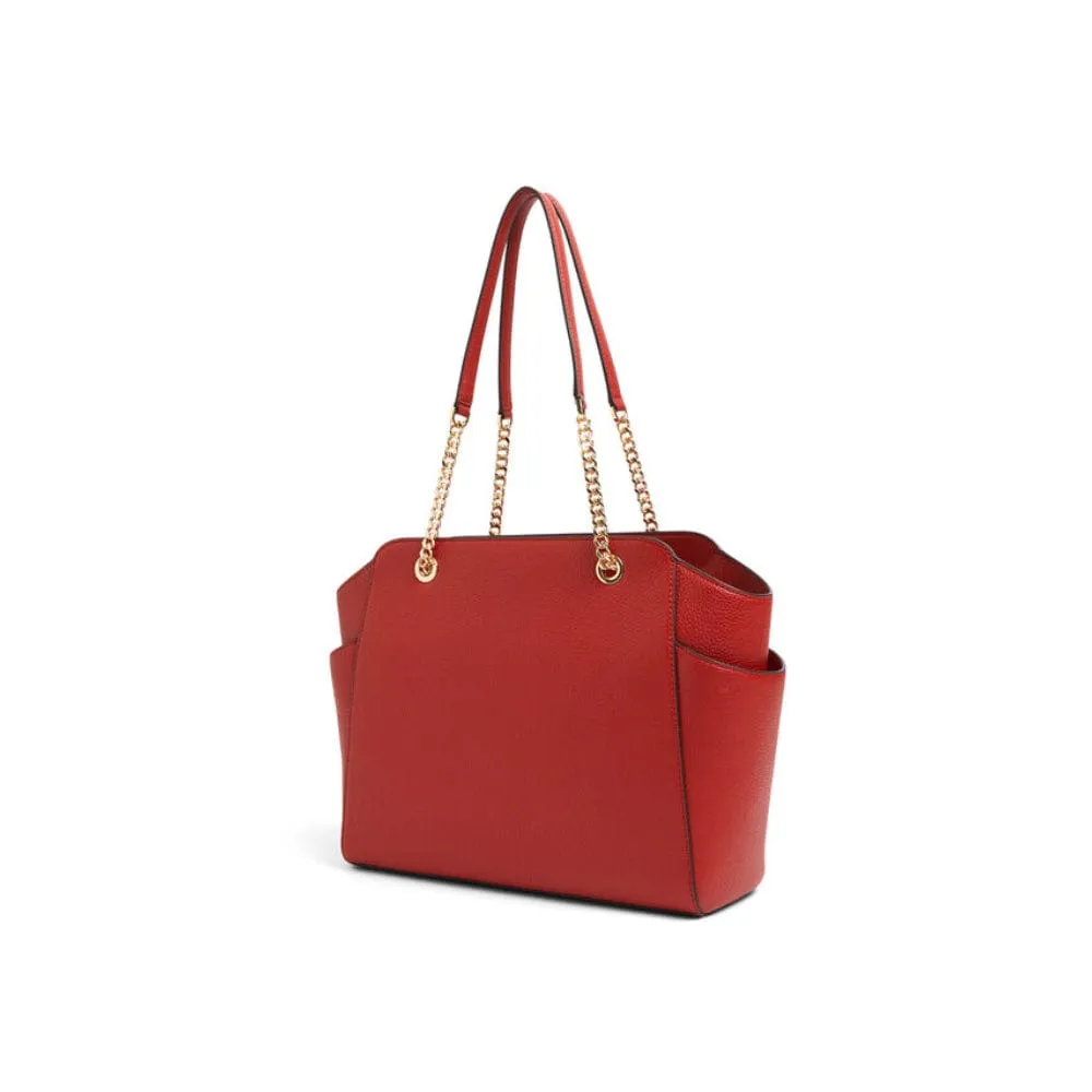 Michael Kors Jacquelyn Medium Chain Tote in Br Terractta