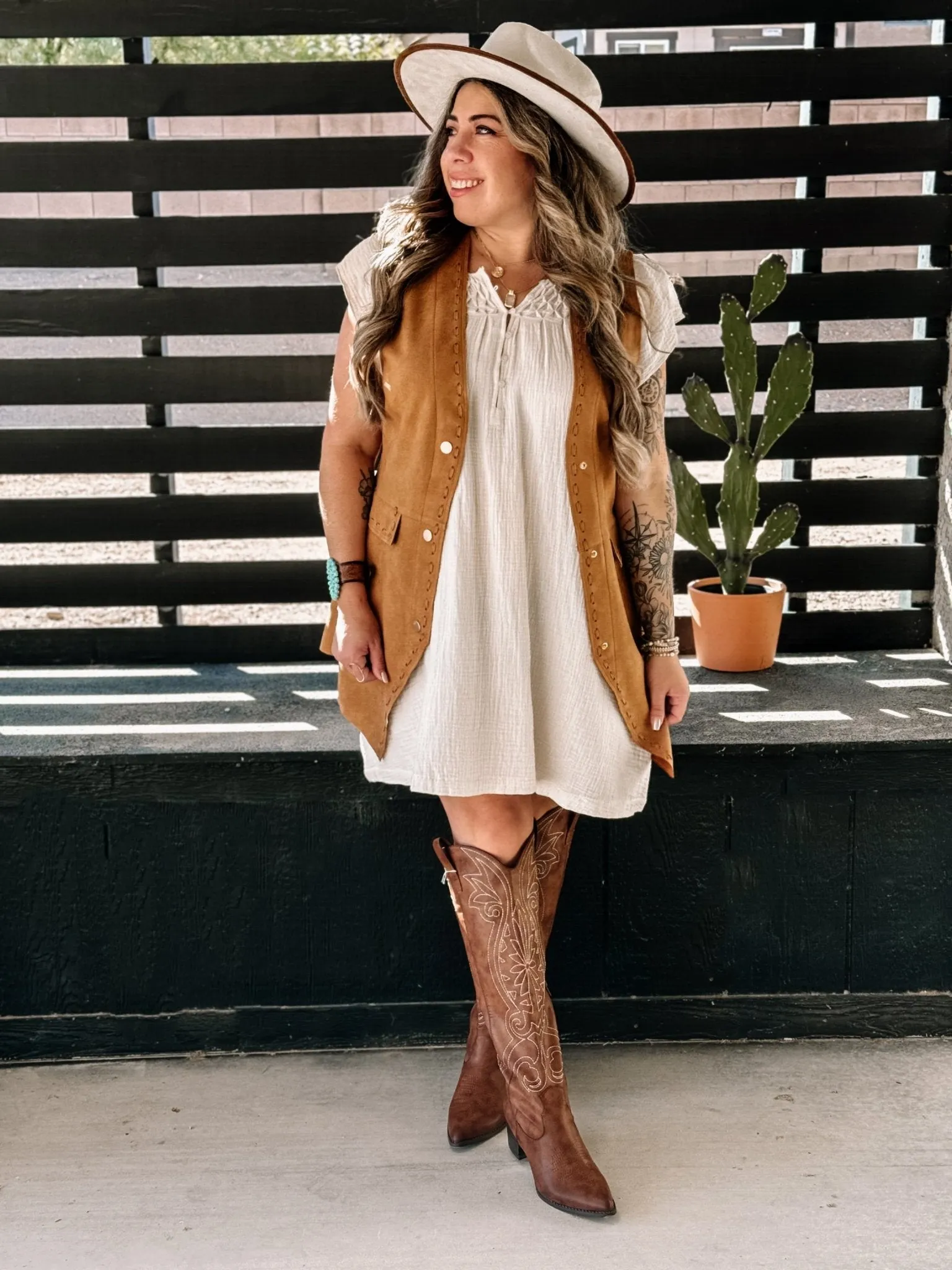 Midnight Hour Hand Smocked Dress - Soy