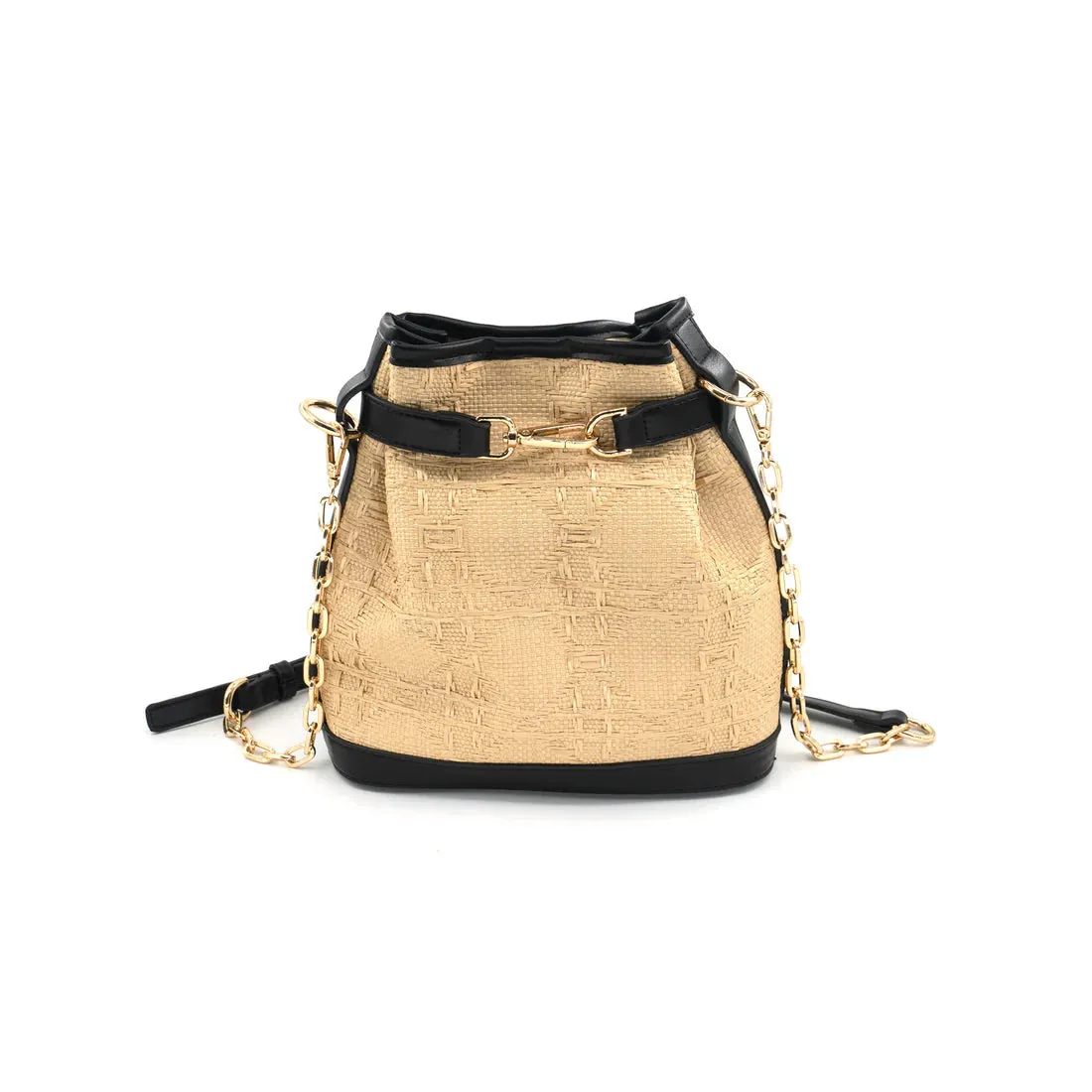 Monaco Rattan Bucket Bag