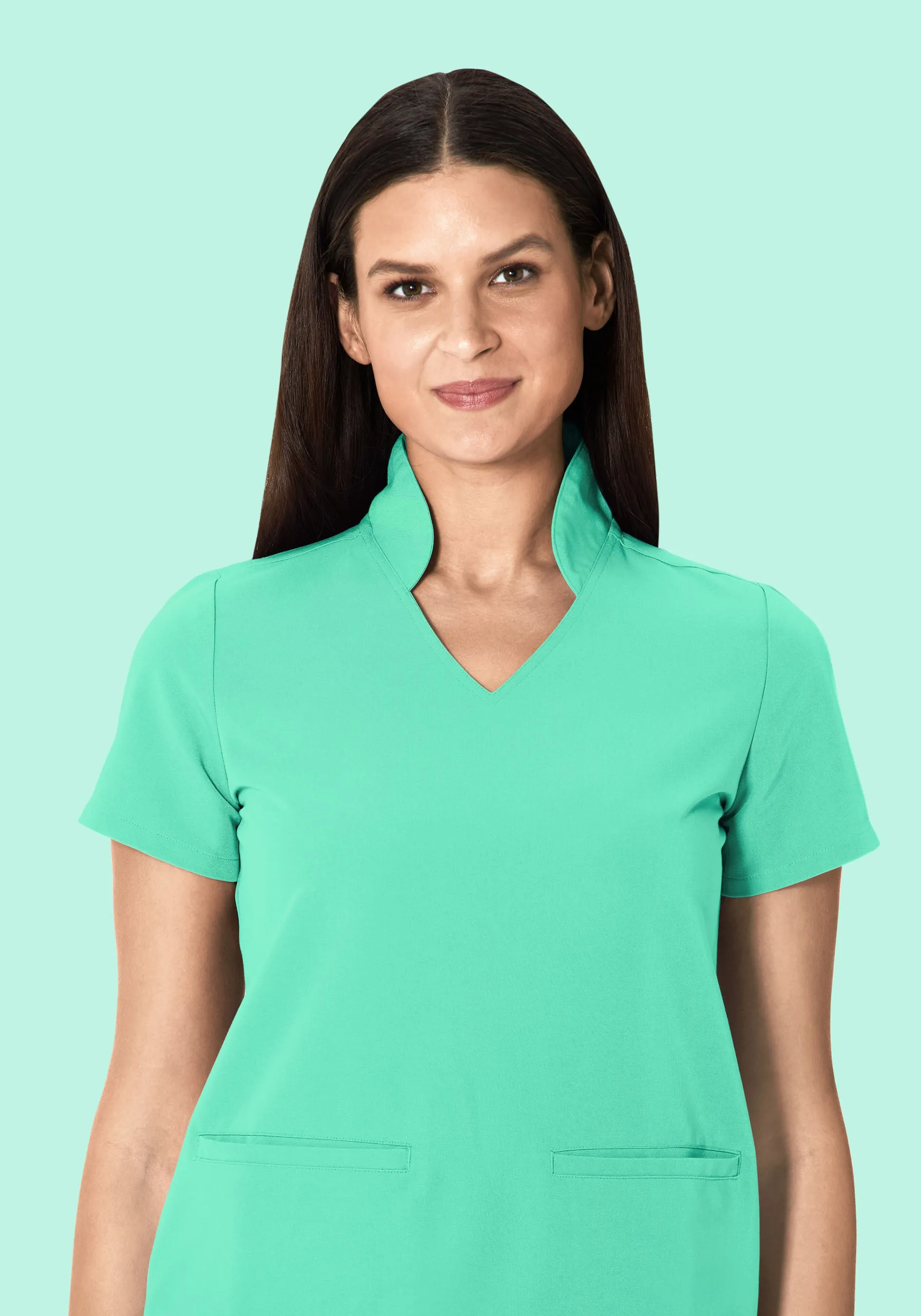Multi Wear Collar Top Seaglass