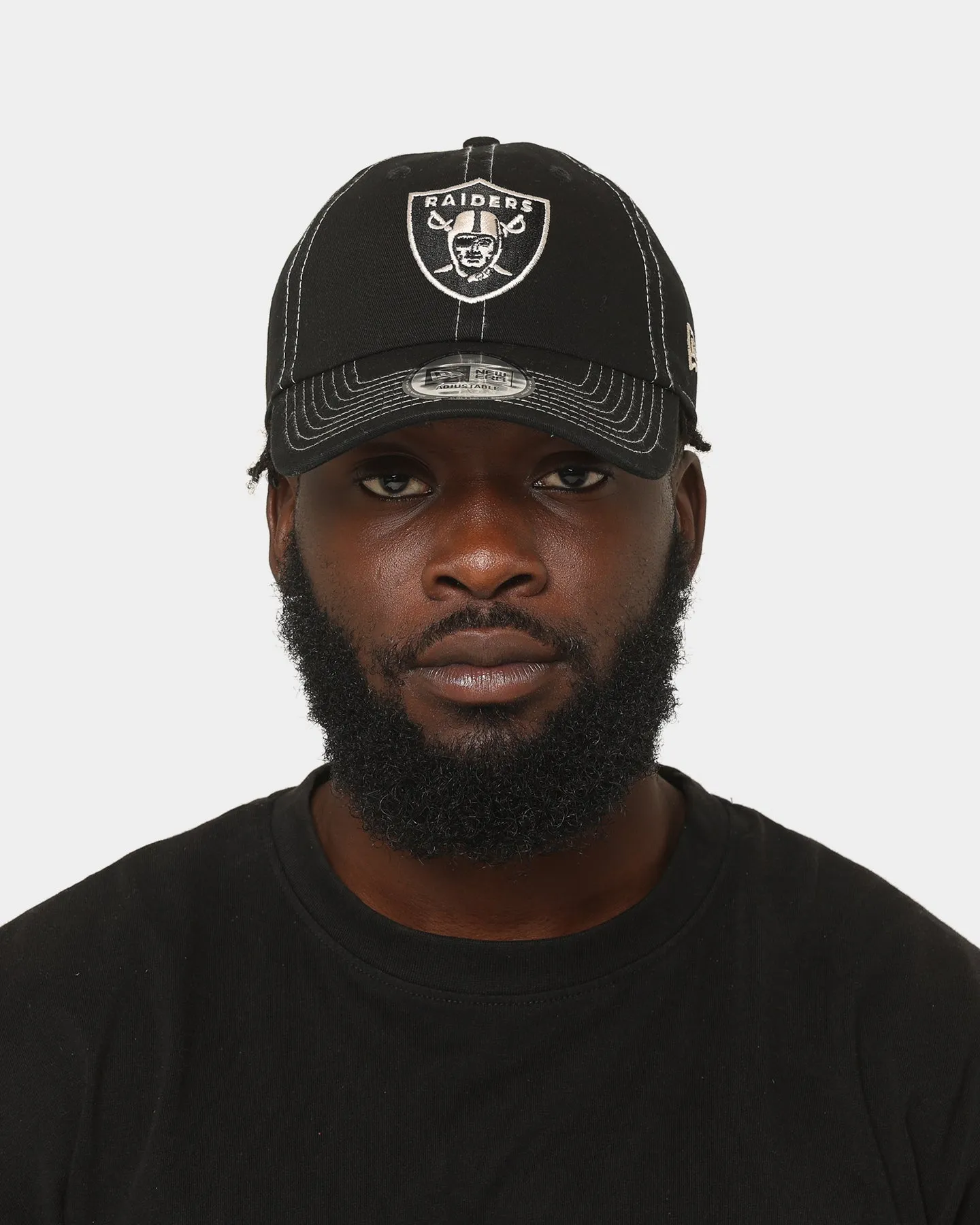 New Era Las Vegas Raiders 'Black Contrast' Casual Classic Strapback Black/Stone