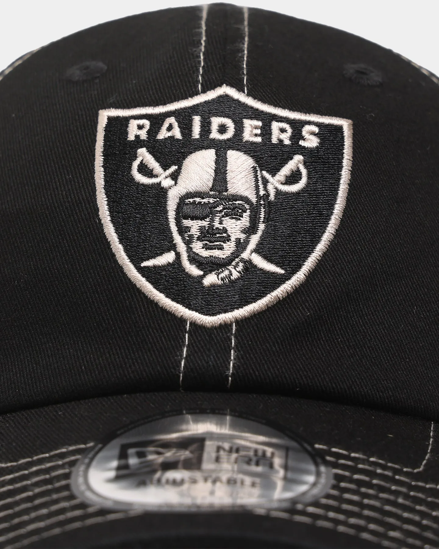 New Era Las Vegas Raiders 'Black Contrast' Casual Classic Strapback Black/Stone