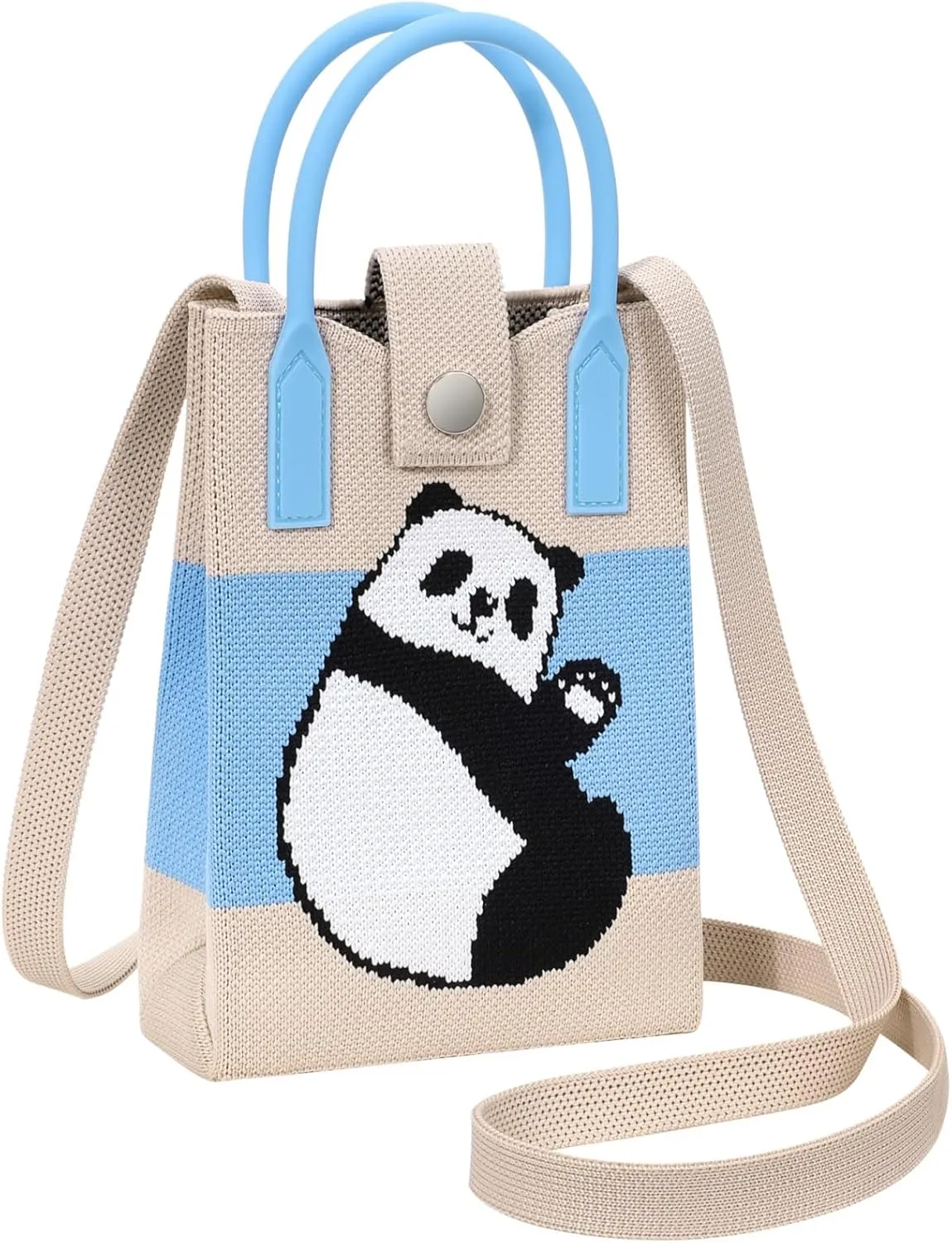 PACKISM Knit Phone Purse  5.1" L x 2.2" W x 6.9" H Small Purses, Fit Gift