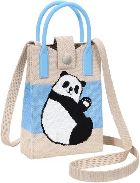 PACKISM Knit Phone Purse  5.1" L x 2.2" W x 6.9" H Small Purses, Fit Gift