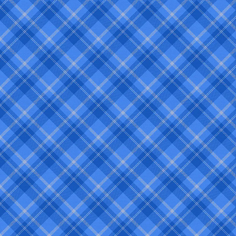 Playful Plaids - Royal Blue