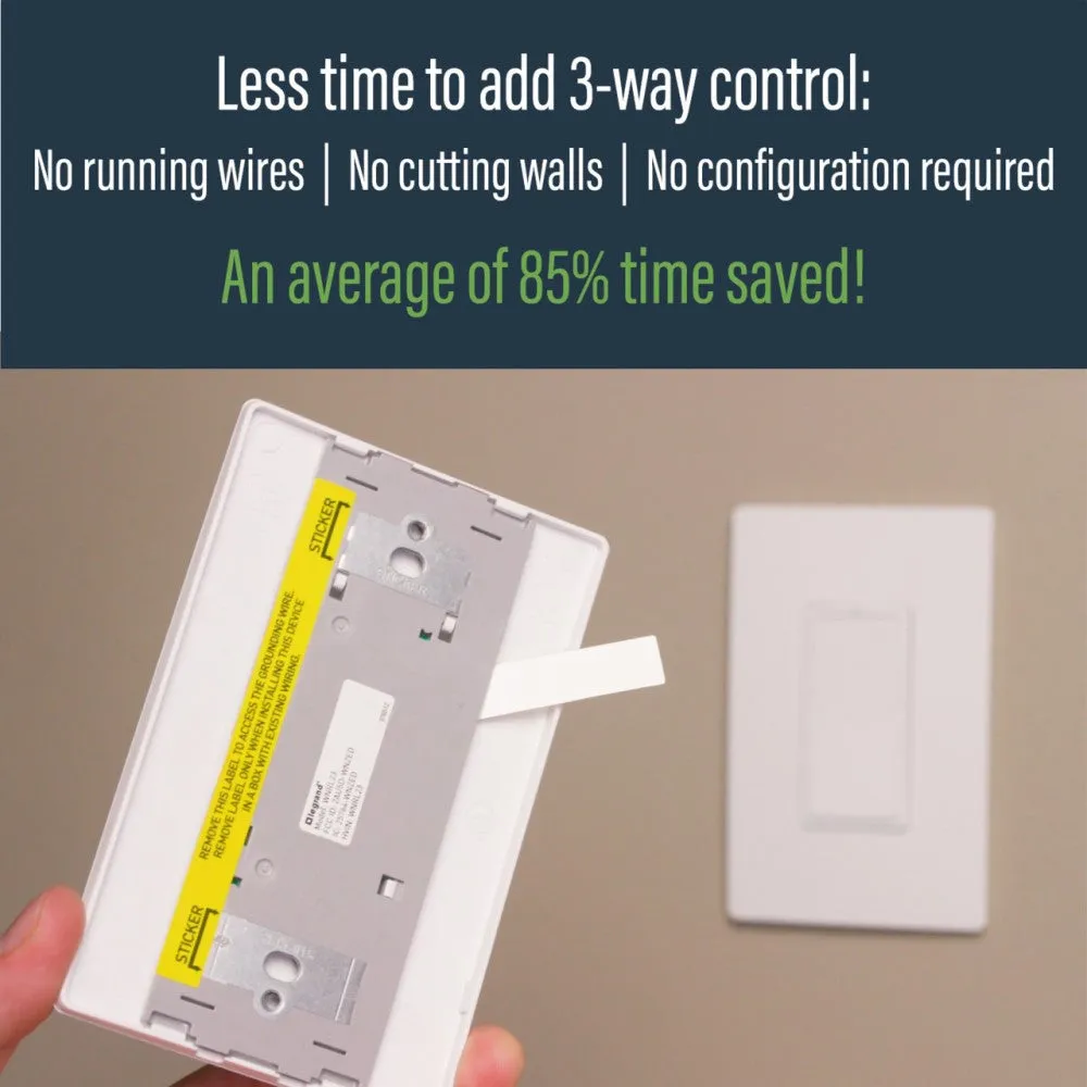 radiant 3-Way Rocker Light Switch Kit, 15-Amp, White