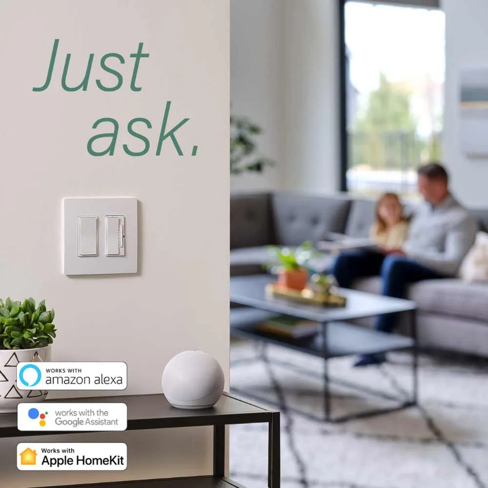 radiant 3-Way/Multi-Location Wireless Smart Remote Switch with Netatmo, White