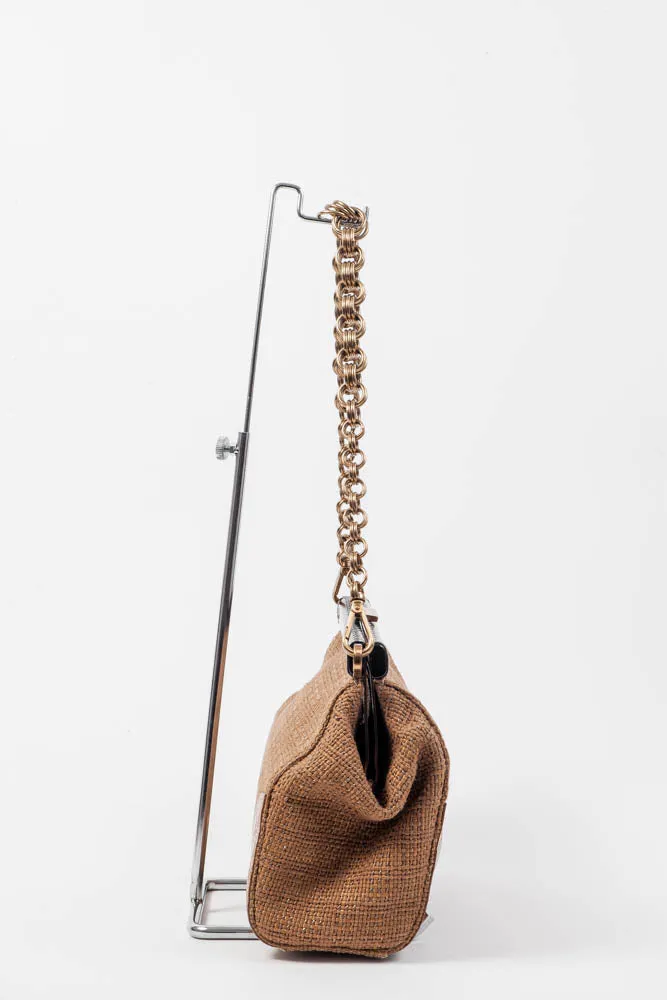 SEMITRACOLLA STRAW PURSE