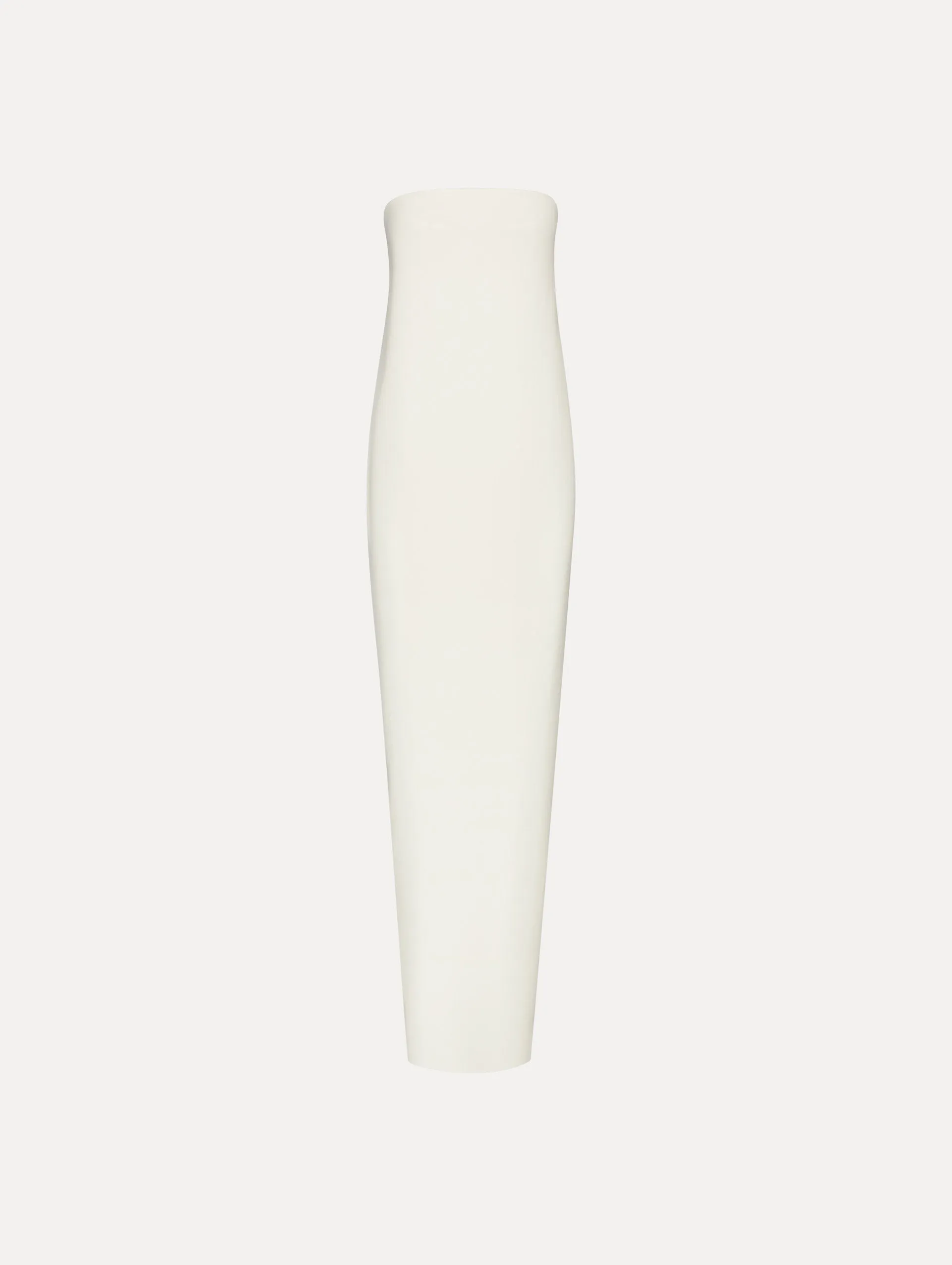Strapless Draped Column Gown