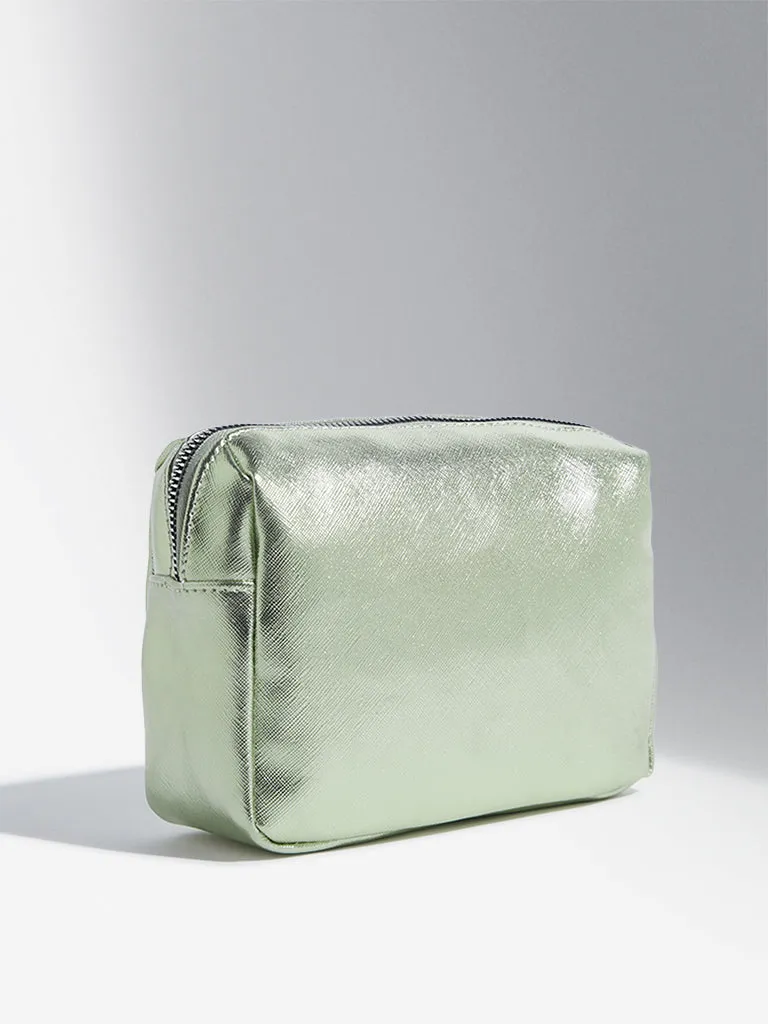 Studiowest Green Metallic Pouch