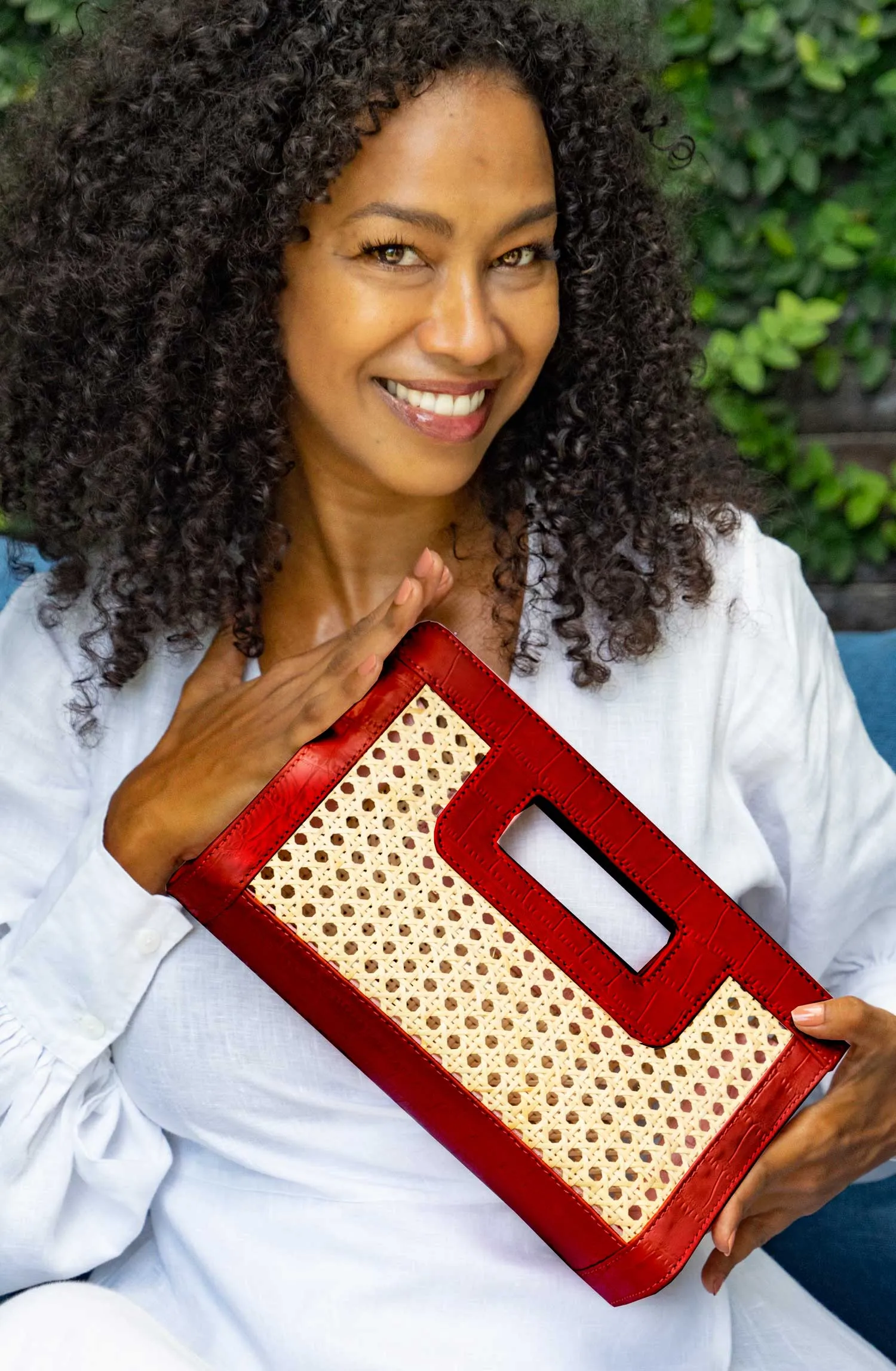 SUGAR CANE CLUTCH | CHERRY