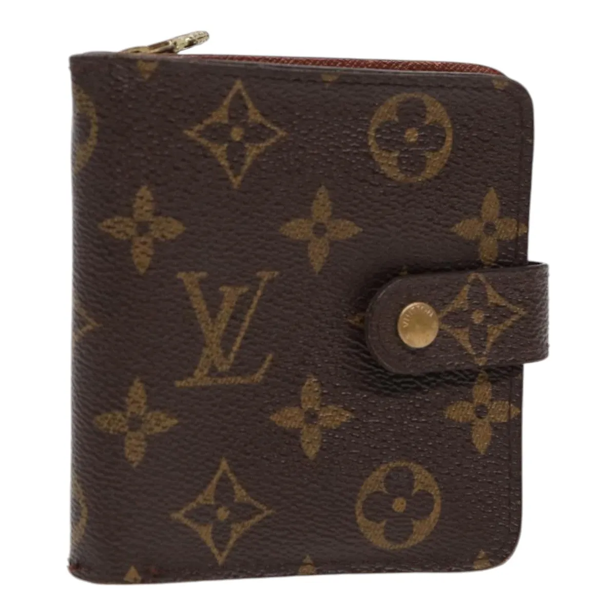 Trendy Inspired Louis Vuitton Monogram Compact Zip Wallet M61667 Lv Auth Bs17099