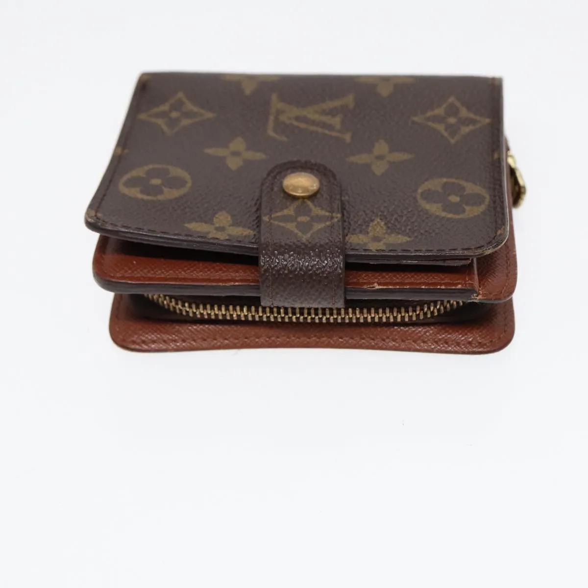 Trendy Inspired Louis Vuitton Monogram Compact Zip Wallet M61667 Lv Auth Bs17099