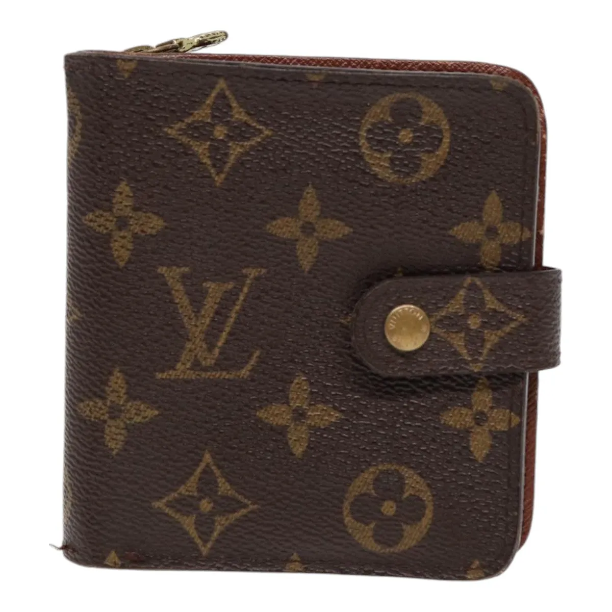 Trendy Inspired Louis Vuitton Monogram Compact Zip Wallet M61667 Lv Auth Bs17099