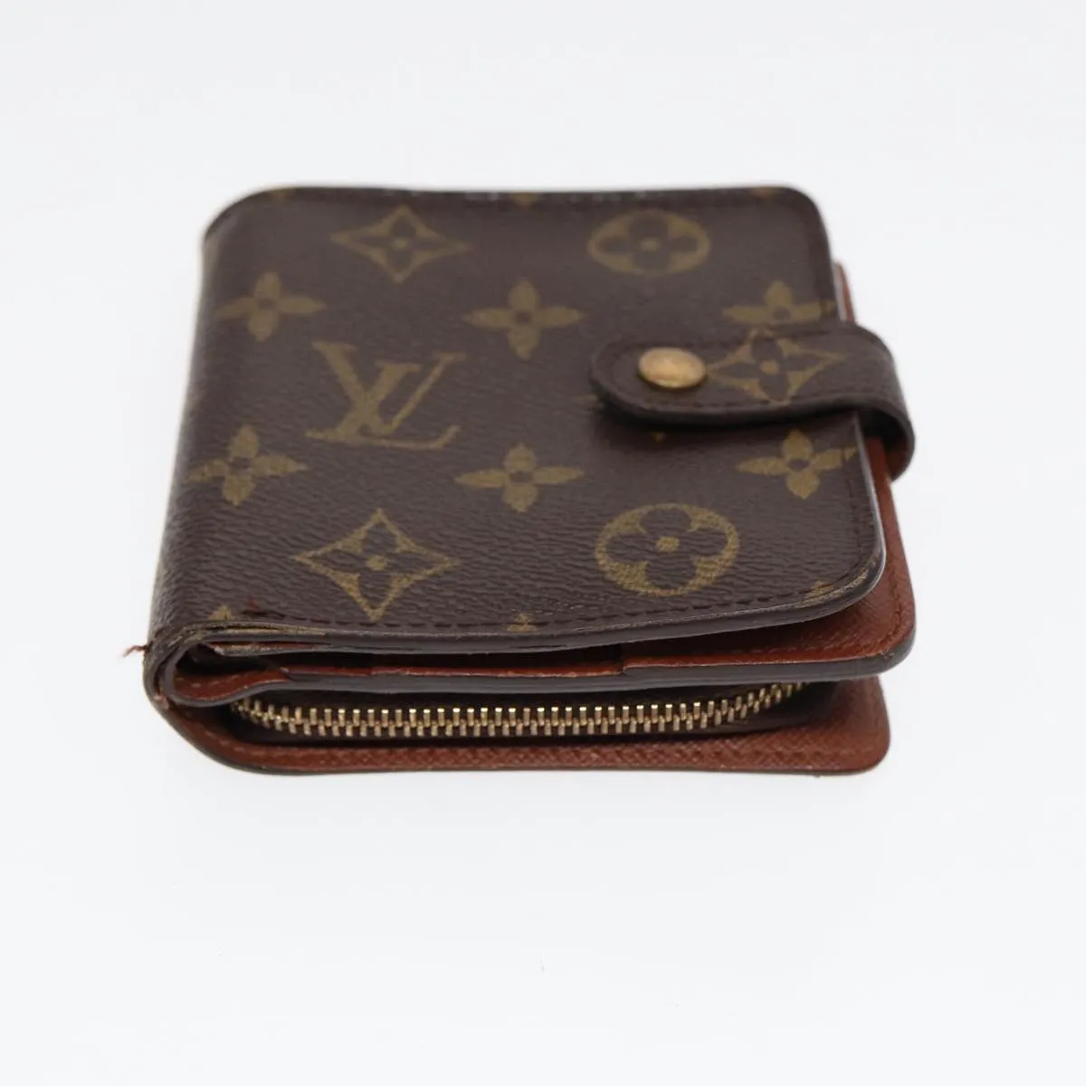 Trendy Inspired Louis Vuitton Monogram Compact Zip Wallet M61667 Lv Auth Bs17099