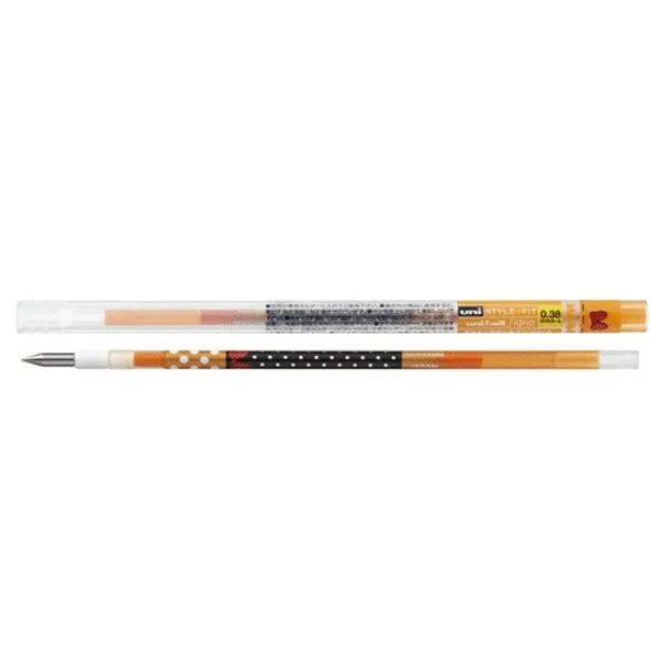 UNI Disney Minnie Mouse STYLE FIT Refill 0.38mm Orange Color Gel Ink UMR-129DS-38.4