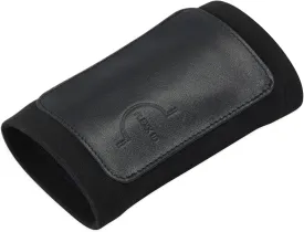VOYAGER RFID-Blocking Armband Wallet - 4 cards slot - Water-Resistant Wrist Wallet with Zipper Pocket - Secure, Stylish, and Compact - Ideal for Travel and More - Smooth Leather (Black)