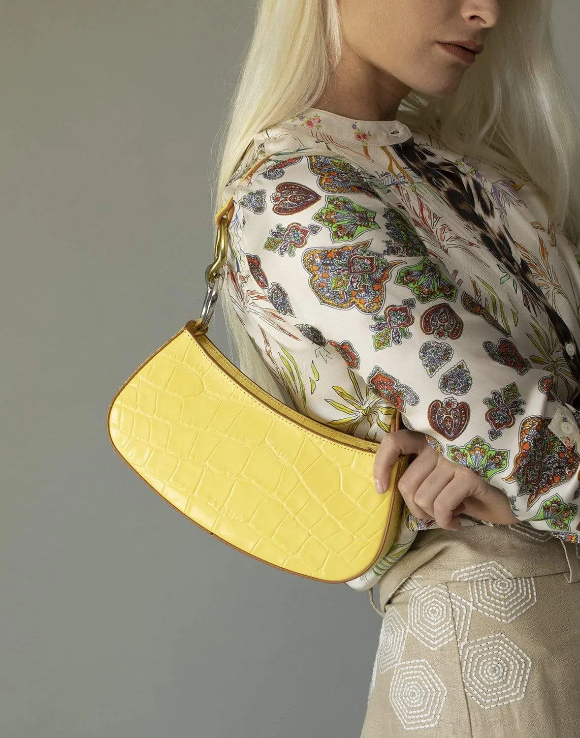 Wallflower Croc Embossed Ollie Bag