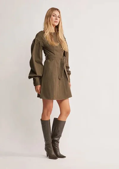 Waterlily Denim Mini Dress