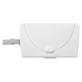 White On-The-Go Baby Wipes Dispenser