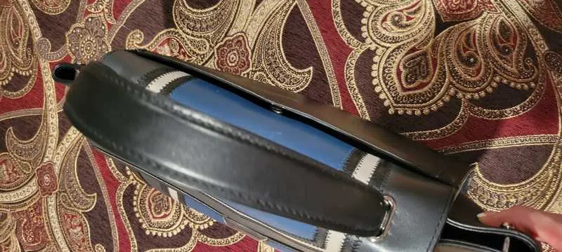 Whitney Large Tri-Color Leather Satchel